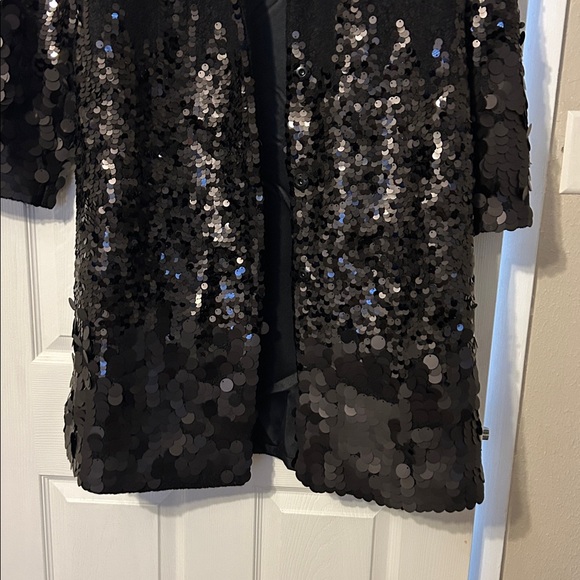New Anna Sui sequins embellished coat - Picture 5 of 13